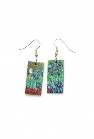 Van Gogh Iris Earrings